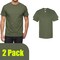 Gildan Military Green Heavy Cotton T-Shirt Blanks for DIY Crafts & Printing Projects